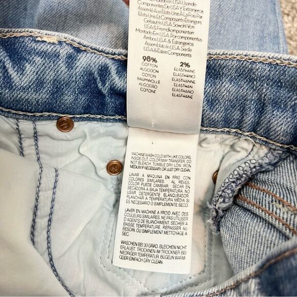 MOTHER Superior The Tripper Ankle Jeans Misbeliever Distressed Size 24 - Picture 16 of 16